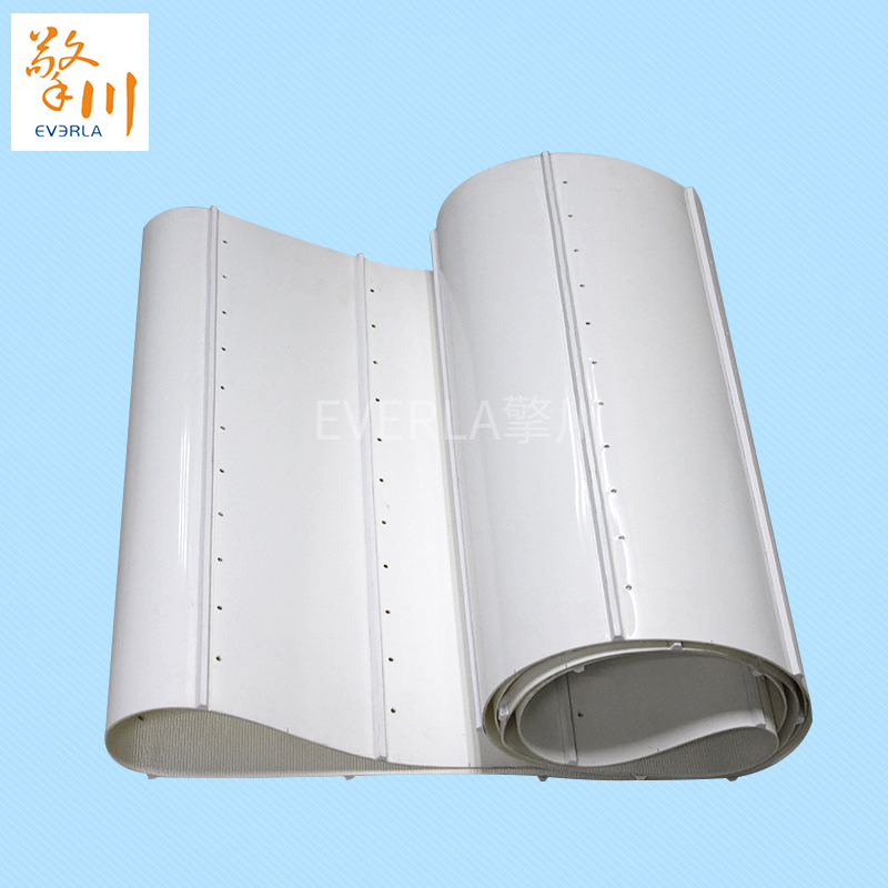 pvc<a href='http://moonflower.top/shusongdai/' target='_blank'><u>輸送帶</u></a>加導(dǎo)條打孔食品<a href='http://moonflower.top/shusongdai/' target='_blank'><u>輸送帶</u></a>主圖