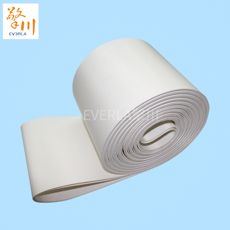 白色鉆石紋pvc<a href='http://moonflower.top/shusongdai/' target='_blank'><u>輸送帶</u></a>紙巾機皮帶主圖